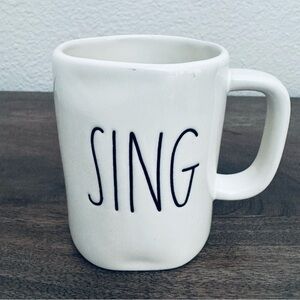 Rae Dunn Sing Farmhouse Ceramic Mug Cup